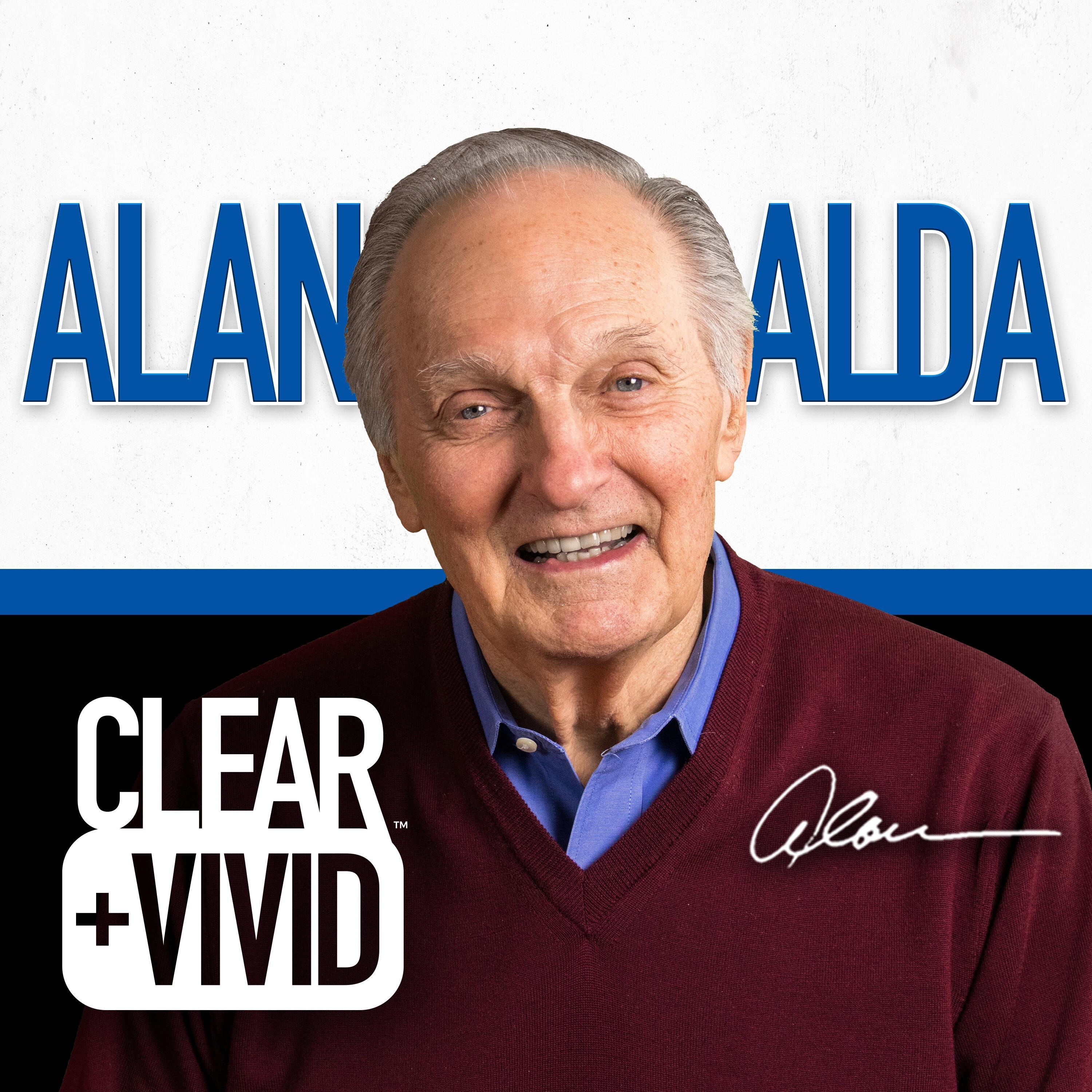 Show poster of Clear+Vivid with Alan Alda